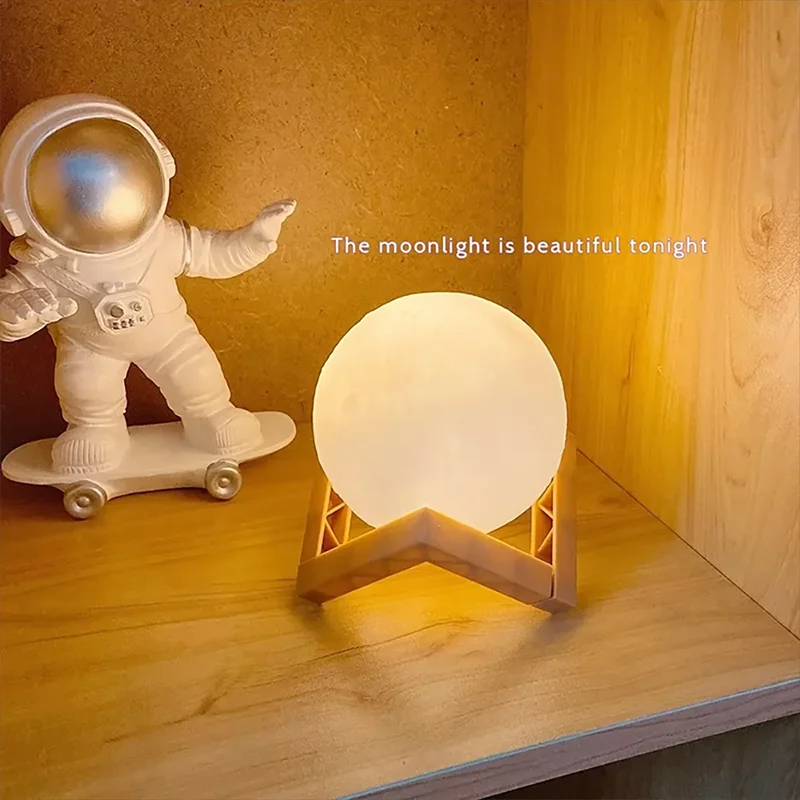 Lampe lune LED en forme de livre – Media 3