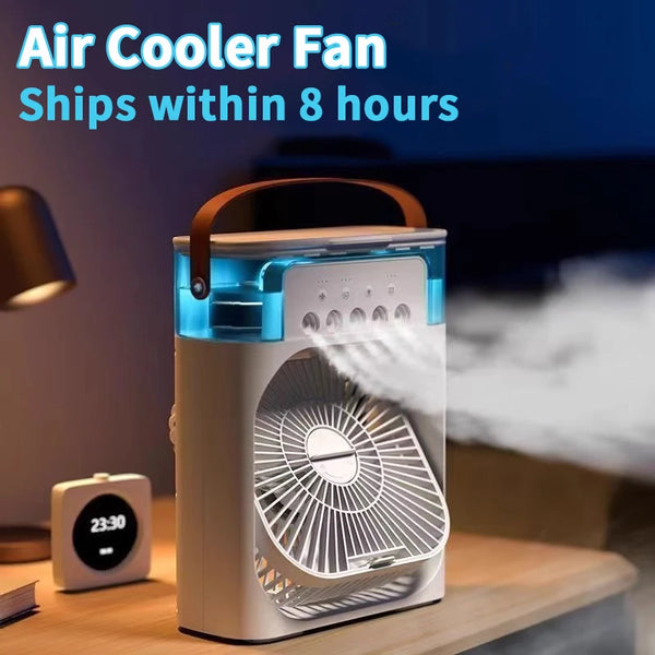 Ventilateur 3 en 1 LED portable