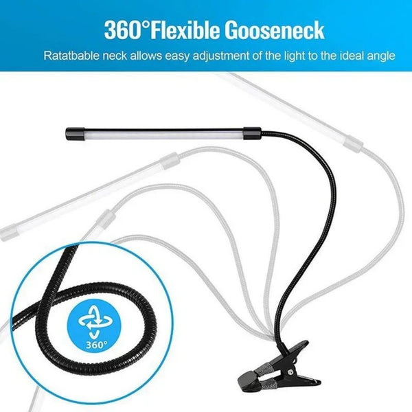 Lampe de lecture ajustable avec clip USB