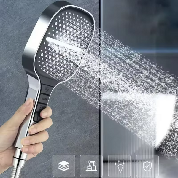 Tête de douche haute pression réglable