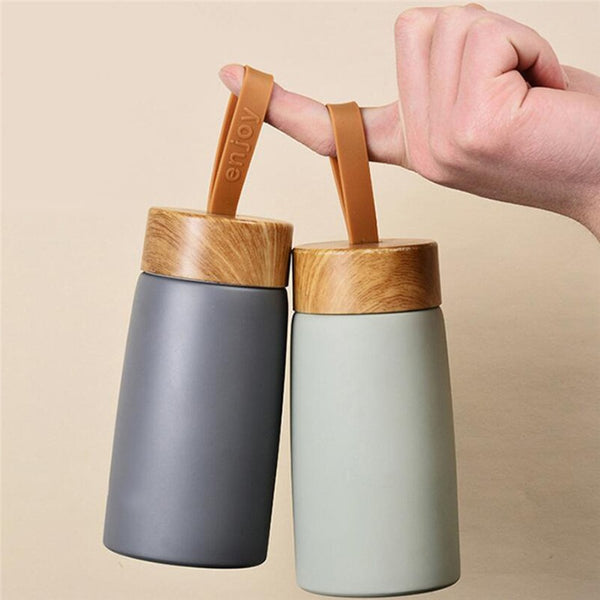 Tasse de café isolée, verre en acier inoxydable 304, thermos d'eau, mini bouteille d'eau, tasse de voyage portable, tasse thermique